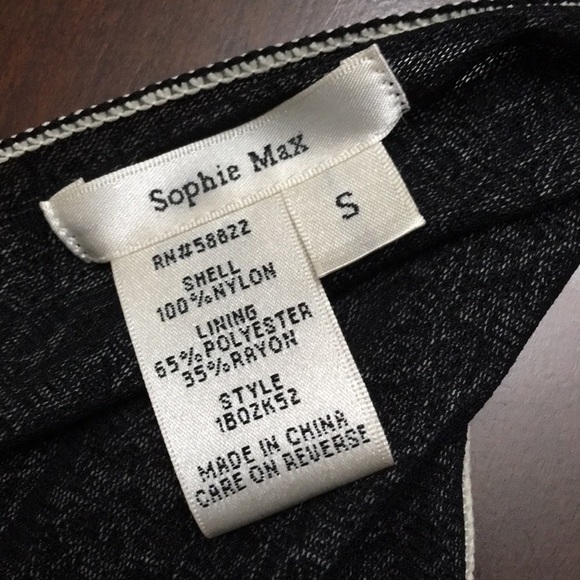 Sophie Max black & white dress - Picture 5 of 9